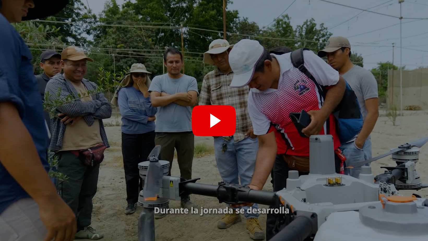 Demostraciones en campo DJI Agras